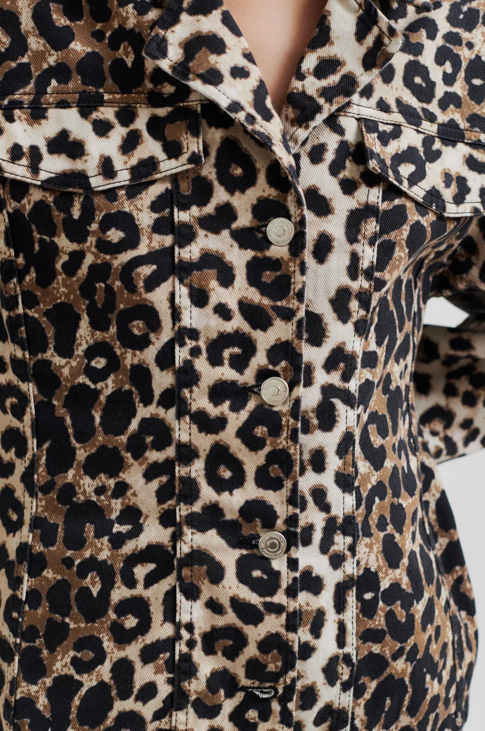 Second Female Aleo Jacket- Leopard Print | Denim Styles