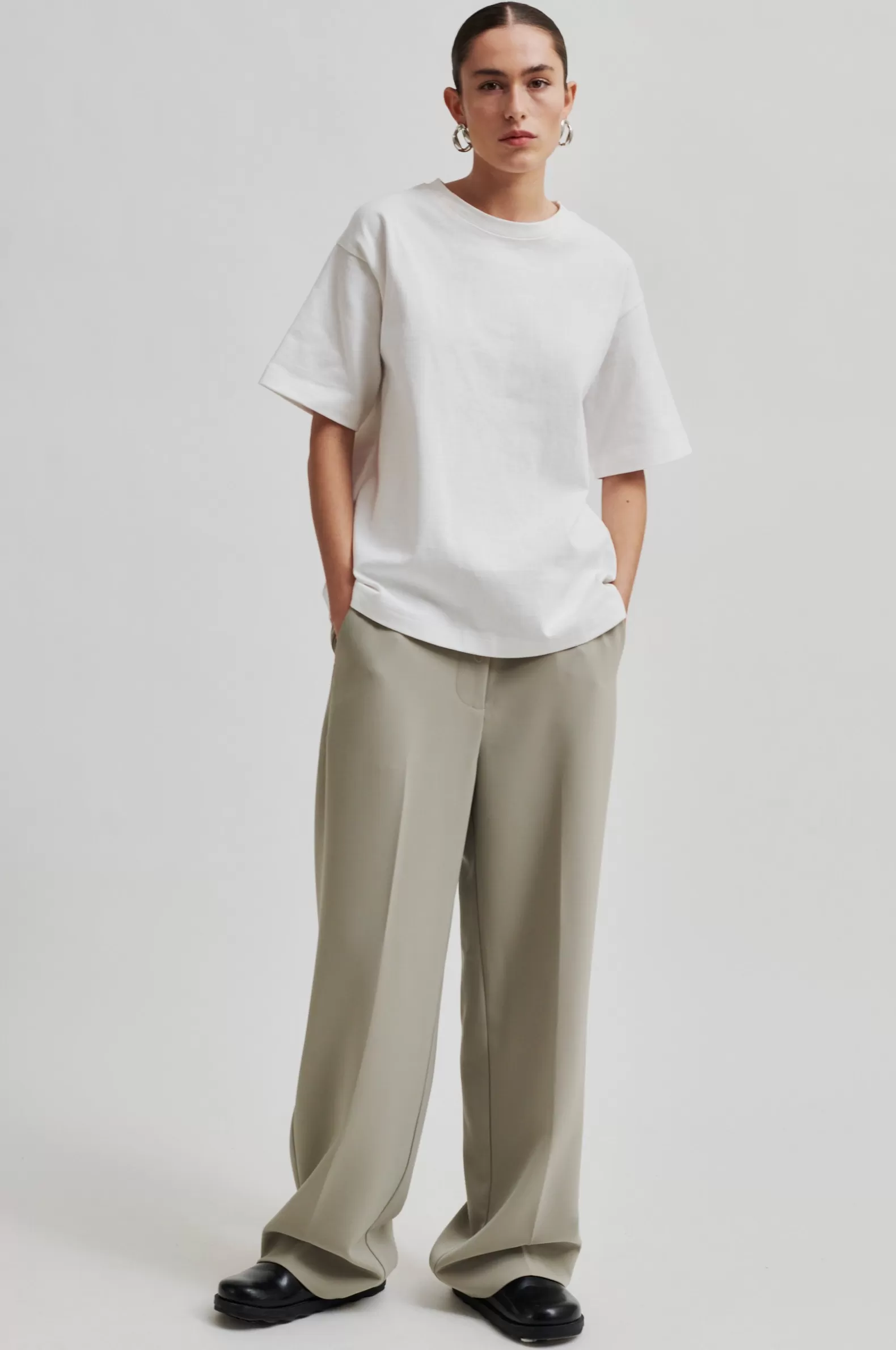 Second Female Fique Classic Trousers- Trousers And Jeans