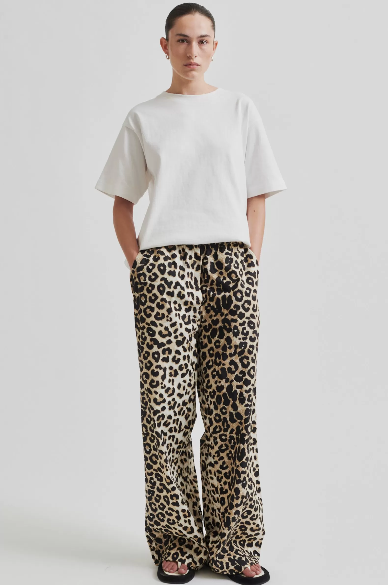 Second Female Leoa Trousers- Leopard Print | Trousers And Jeans